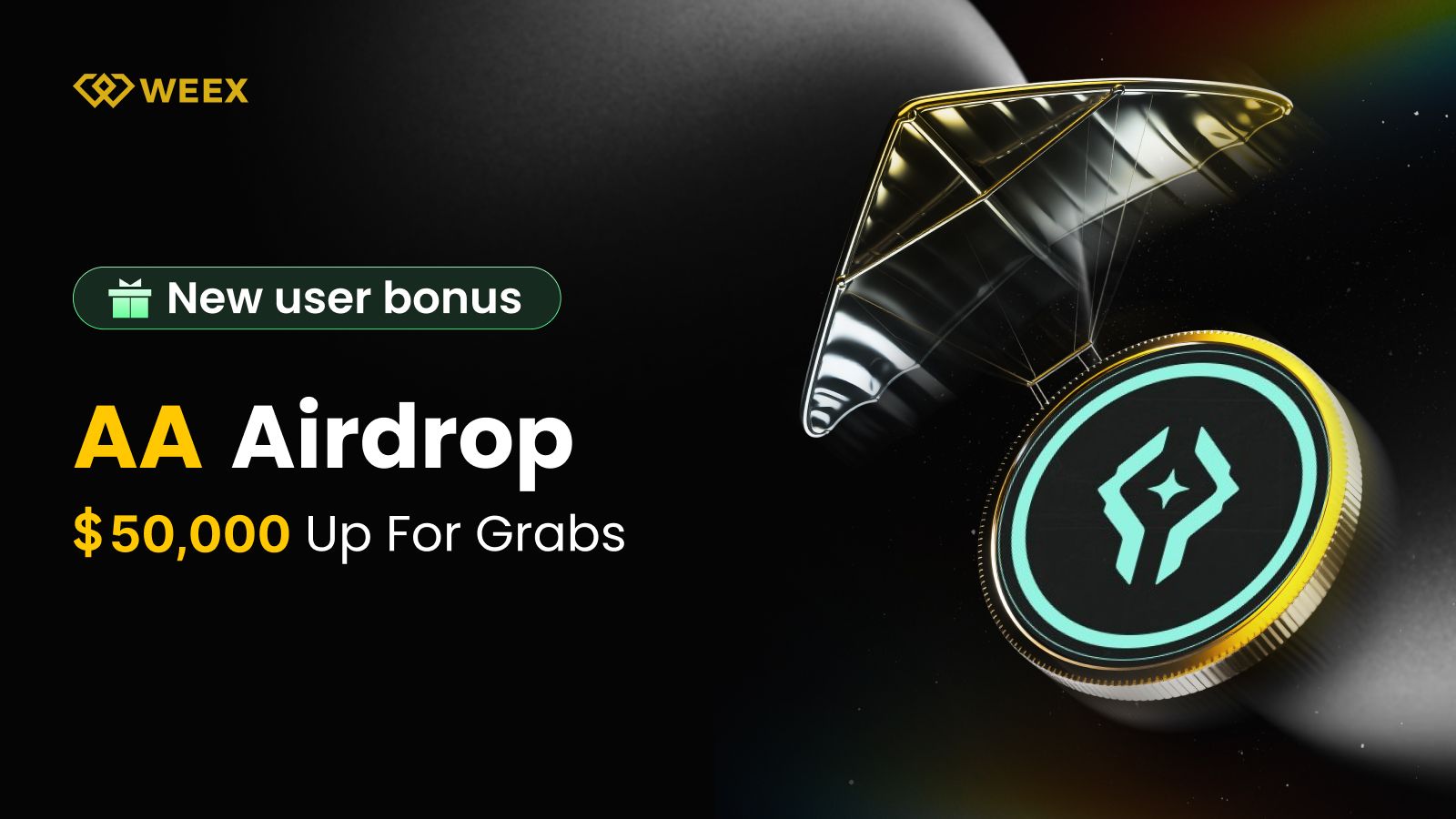 AA New User Airdrop on WEEX Exchange: Seize 0K in Rewards Before Sept 23, 2025