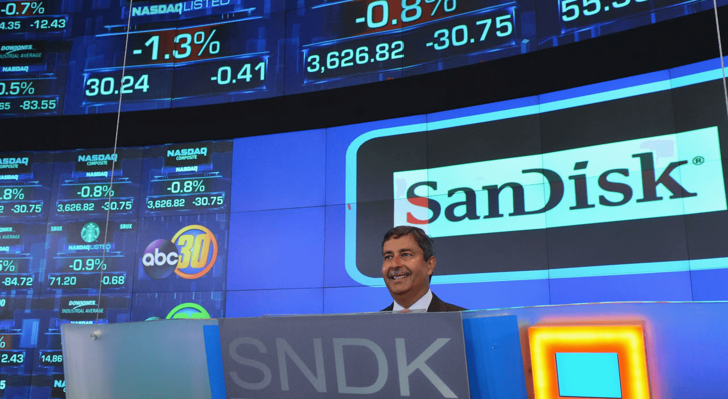 2030 年 Sandisk 股票的三种情景