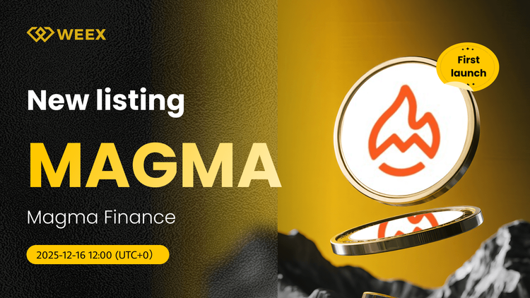 Magma Finance (MAGMA) Coin Now Listed on WEEX with MAGMA USDT Spot Trading Pair