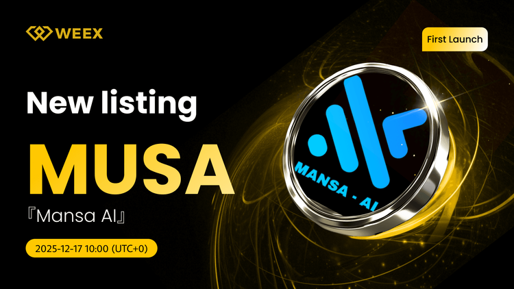 MUSA/USDT 上线：在 WEEX 购买 Mansa AI (MUSA) Coin