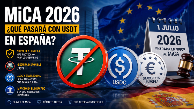 MiCA 2026: What will happen to USDT in Spain starting in July?