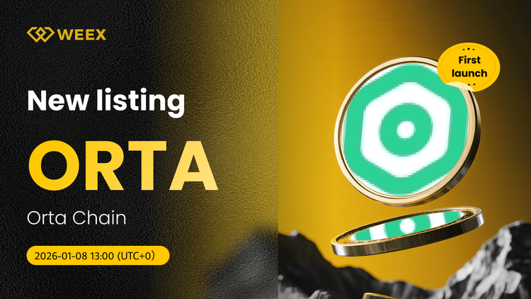 ORTA USDT现货交易： Orta Chain (ORTA) Coin Lists on WEEX