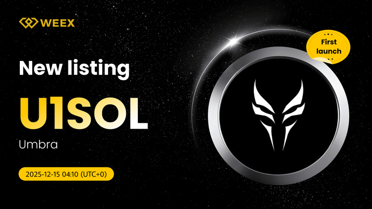 U1SOL USDT Opens on WEEX Spot with Umbra Coin Listing