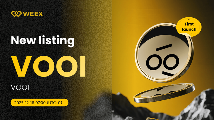VOOI/USDT 现货交易现已在 WEEX 交易所开放