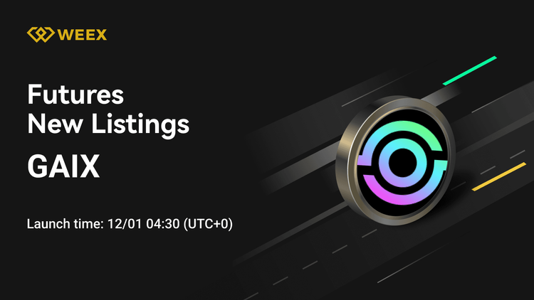 GAIX USDT 永续合约上线 WEEX 合约交易